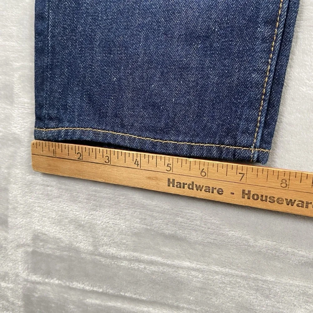 Levi's 501 Jeans Mens 30x32 Original Straight Leg Button Fly Dark Blue Denim